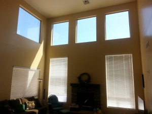 Blind views vs window film (top)