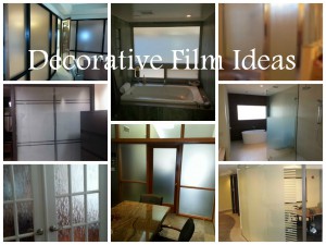Variety of ideas for decorative film